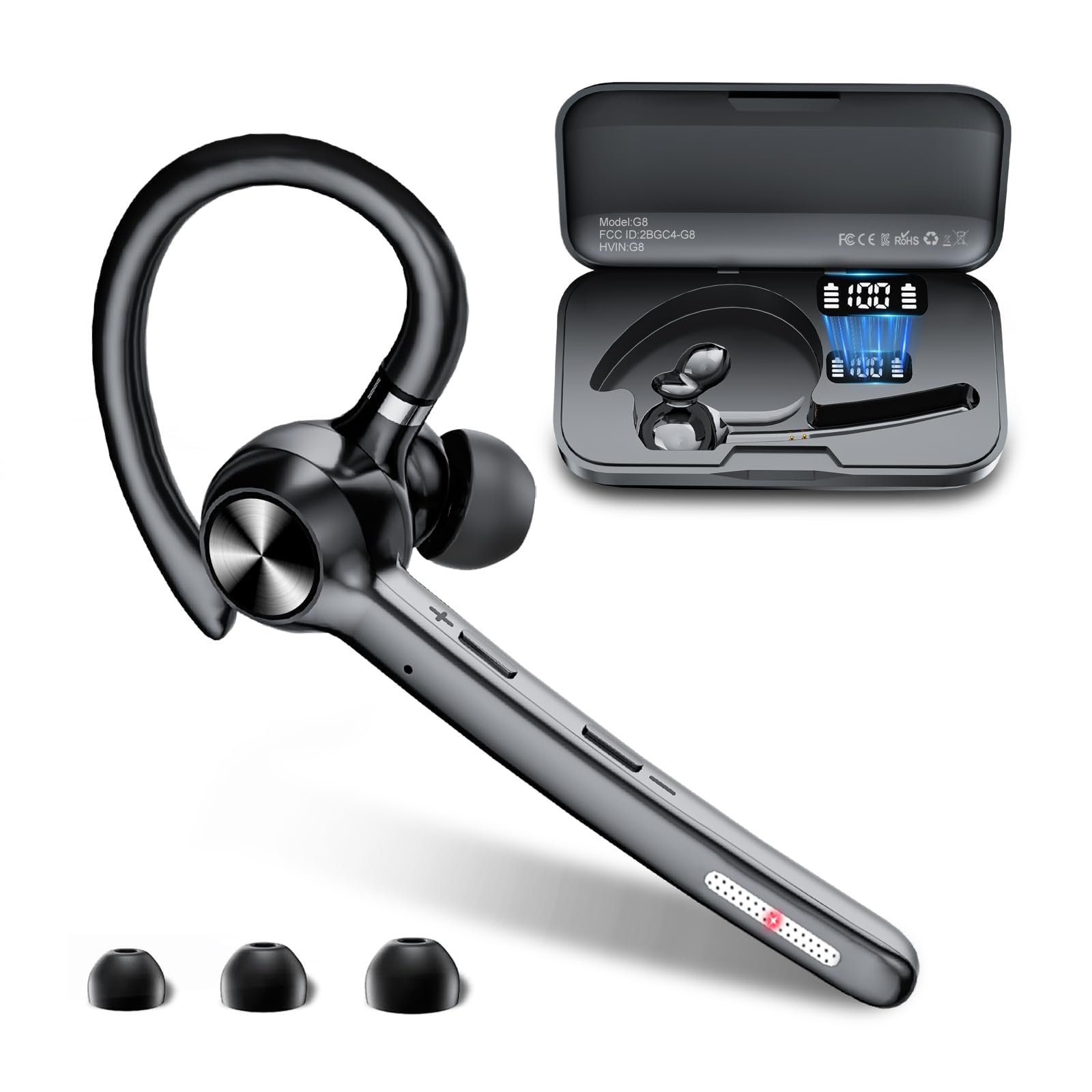 Fone De Ouvido Bluetooth One Life Wireless Com Estojo De 400mah