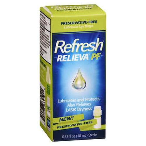 Refrescar Relieva Pf Lubricant Eye Drops 30 Frascos Por Atualização