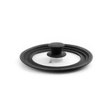 Tampa de Vidro com bordas em silicone Adaptável  16-18-20cm
