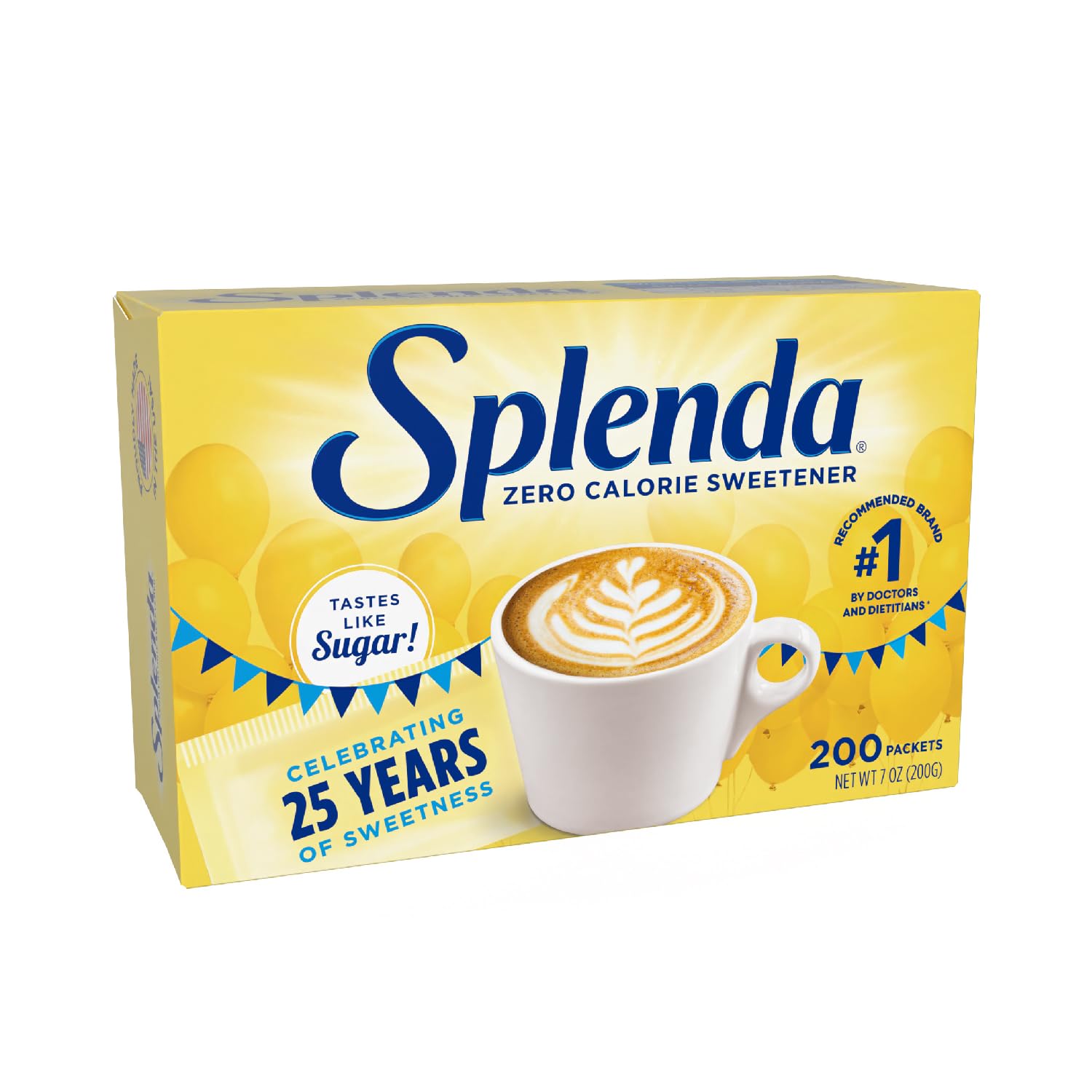 Adoçante Splenda Zero Calorie 200 Pacotes
