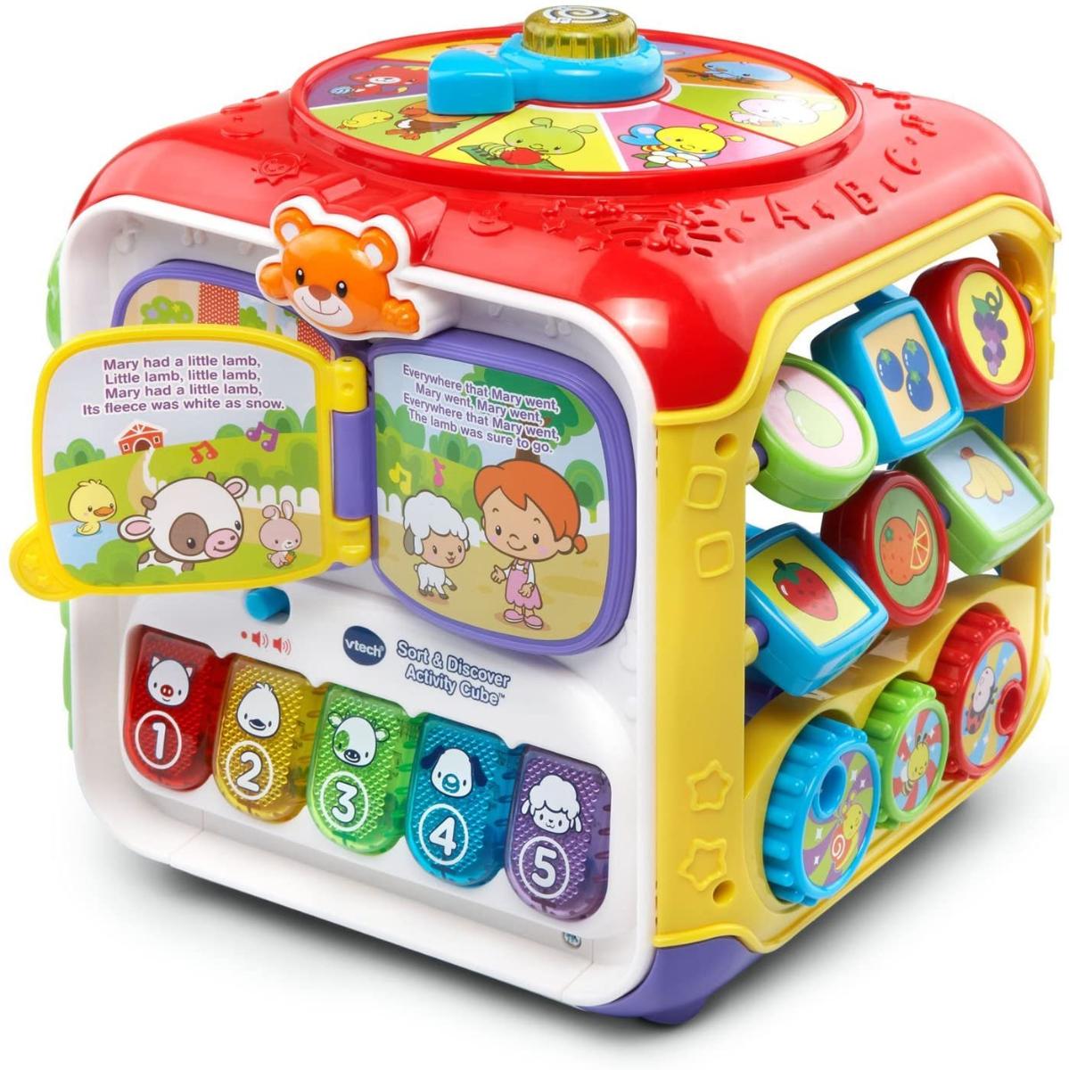 VTech Classificar e Descobrir Cubo de Atividade, Vermelho