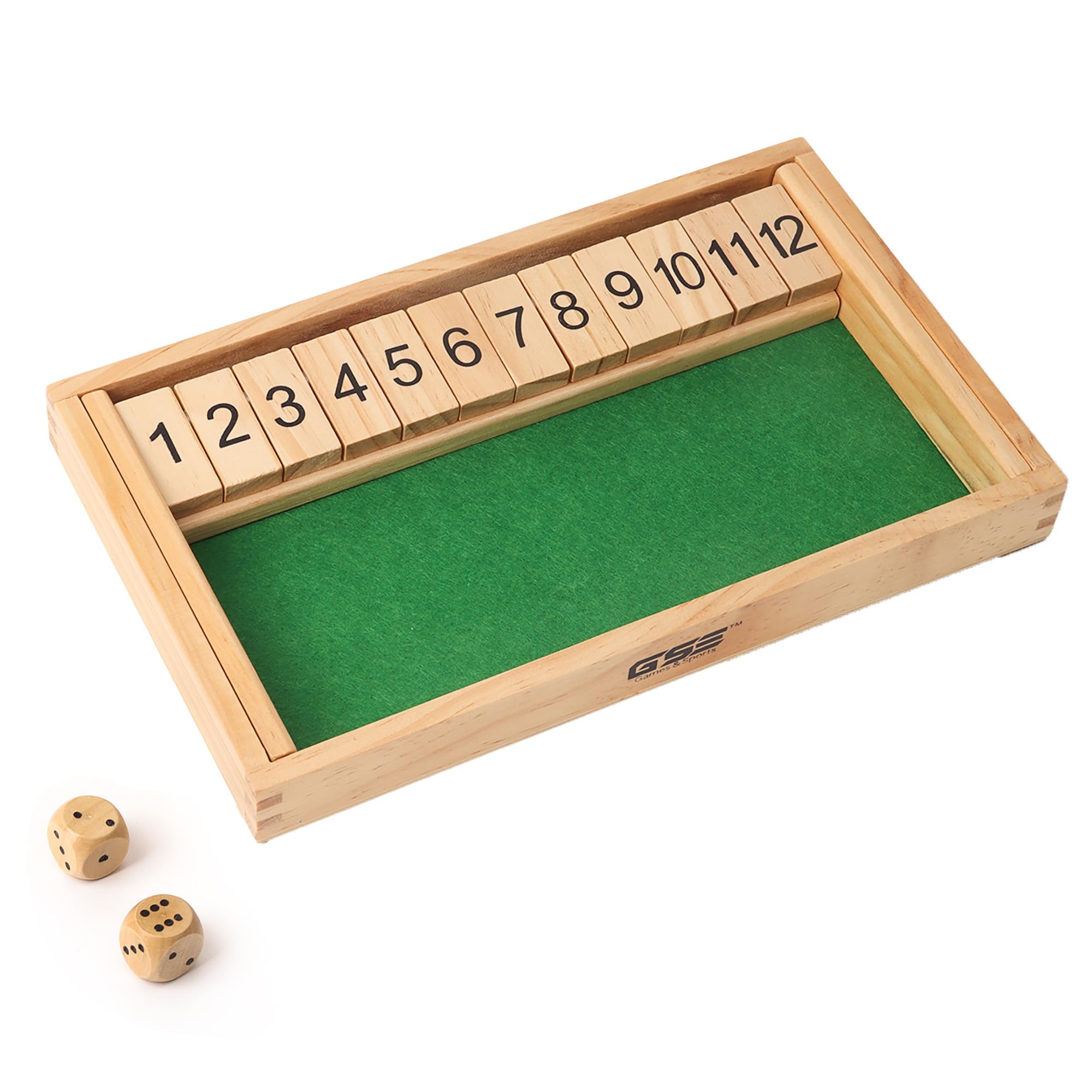 Dice Game Gse Games &amp; Sports Expert Shut The Box 12 Numbers