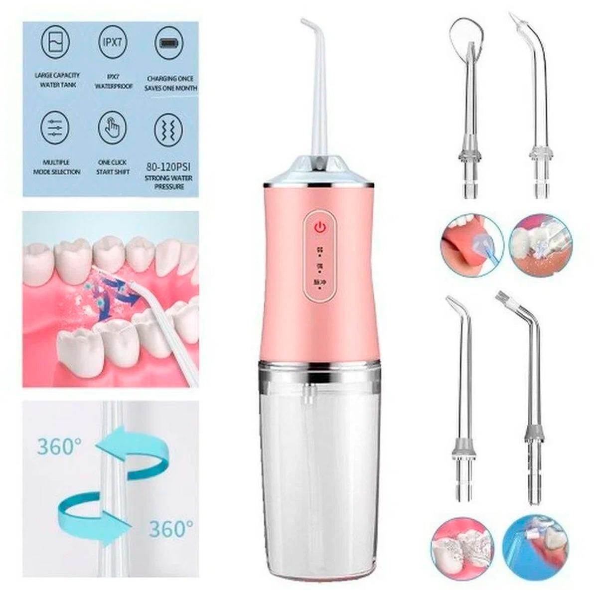 Irrigador Oral Waterpik Portátil Limpeza Eficiente Carrefour