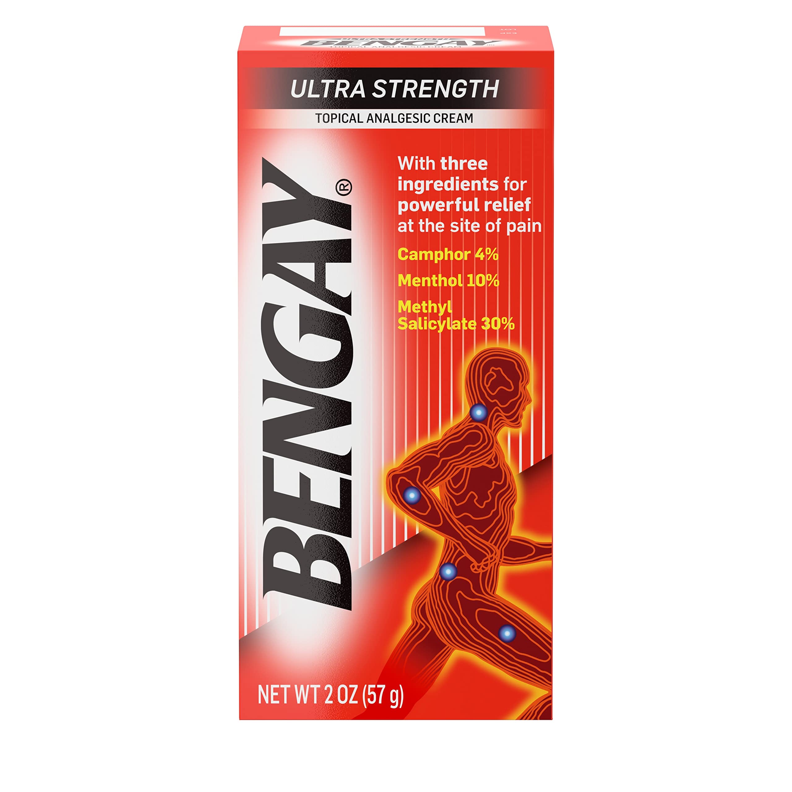 Creme De Alívio Da Dor Bengay Ultra Strength 60ml Para Artrite