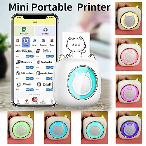 Impressora De Adesivos Portátil - Mini Impressão Instantânea Personalizada
