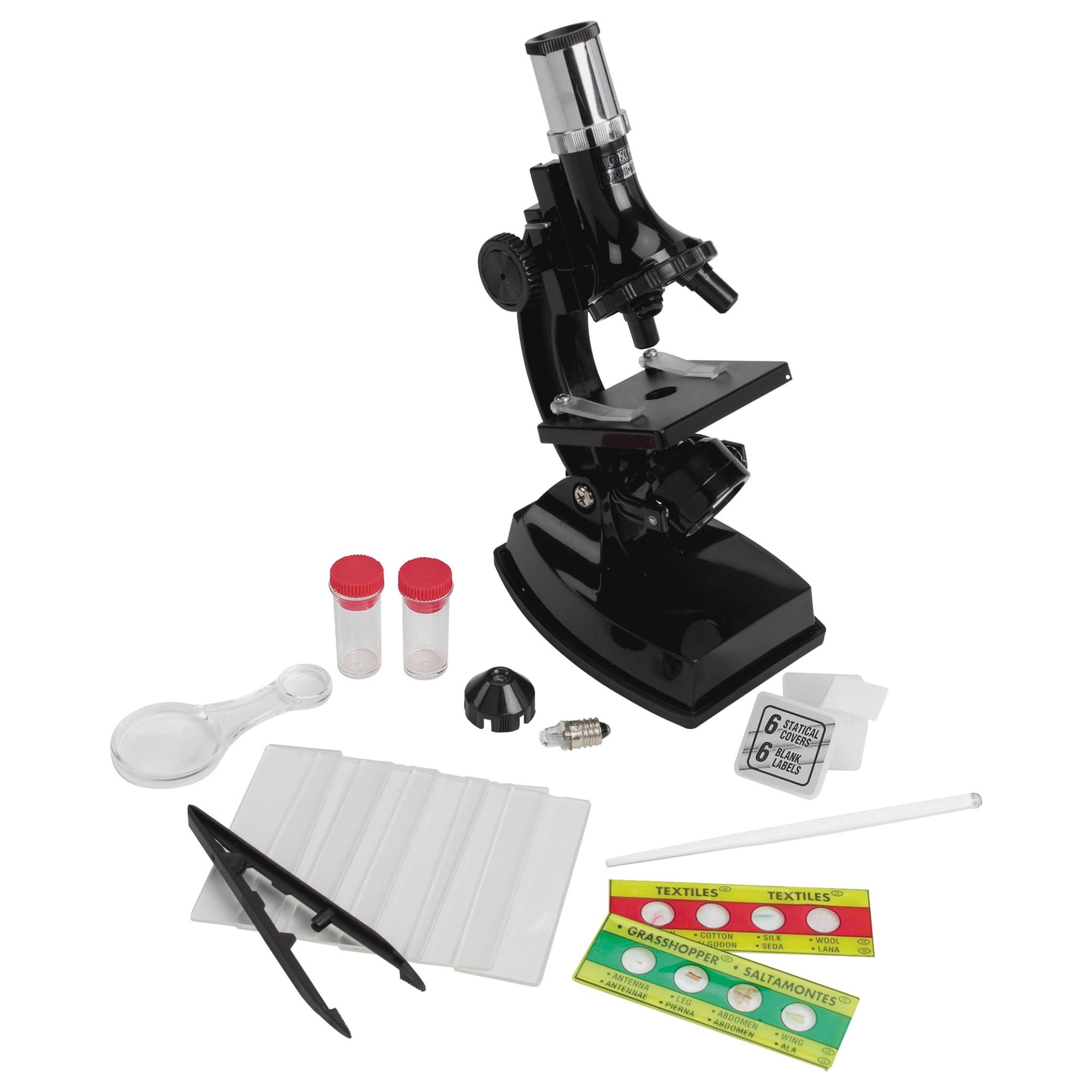 Microscope Learning Resources Elite 21 Pieces Para Crianças De 8 Anos Ou Mais