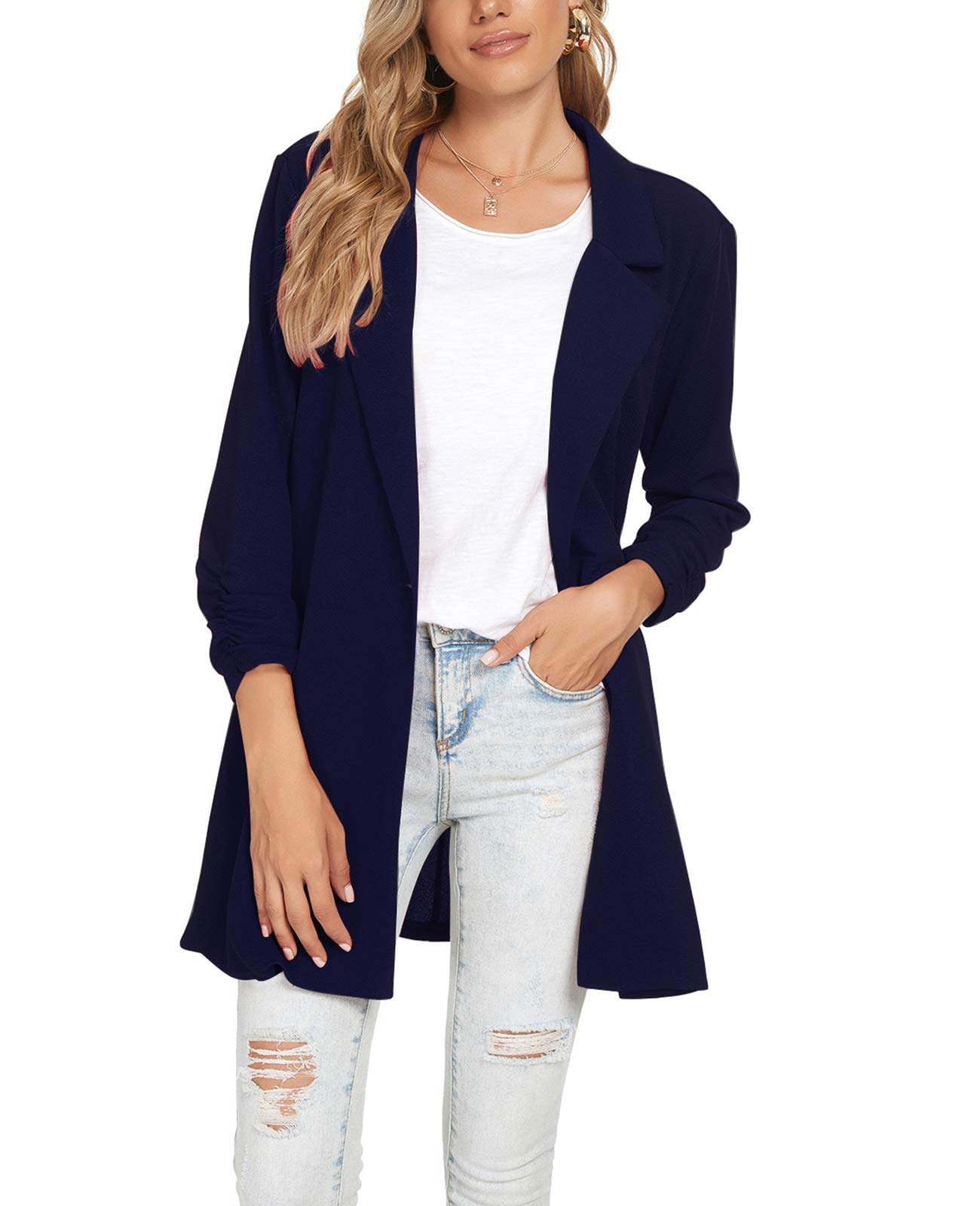 Blazer Feminino Unifizz Button Front Work Office Tamanho S