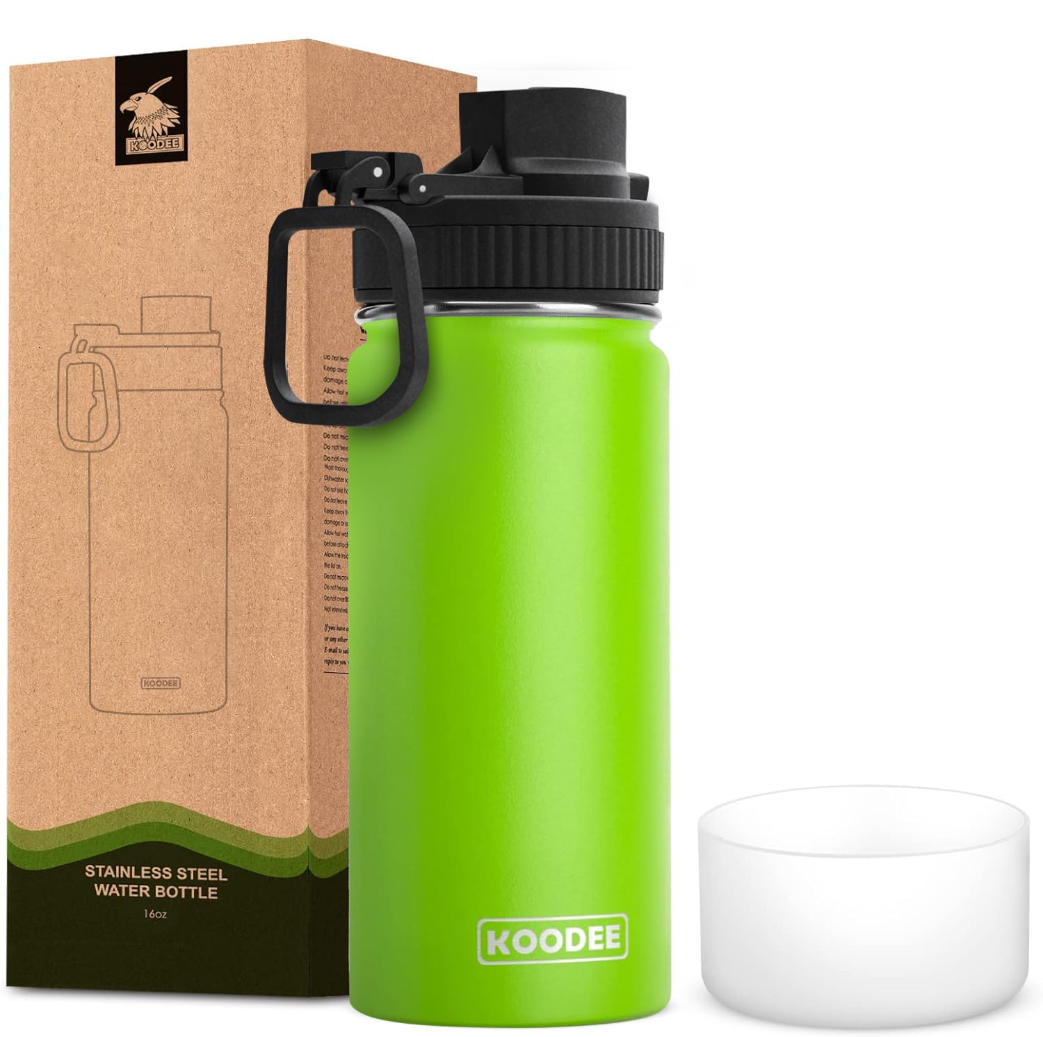 Garrafa De Água Koodee Pequena Para Meninas 350ml De Aço Inoxidável