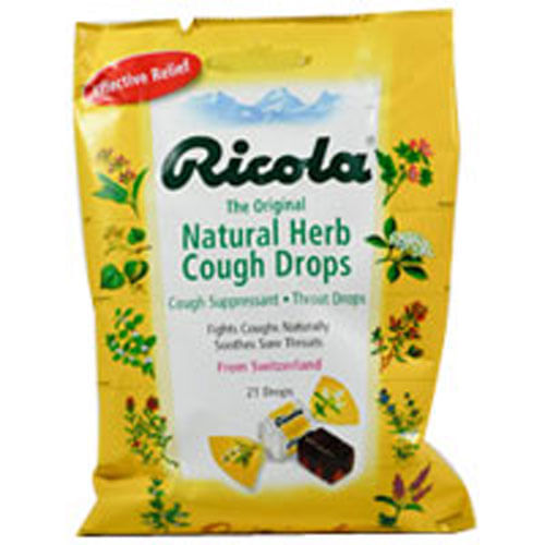 Cough Drops Original Herb 21 Gotas Da Ricola (pacote Com 2)