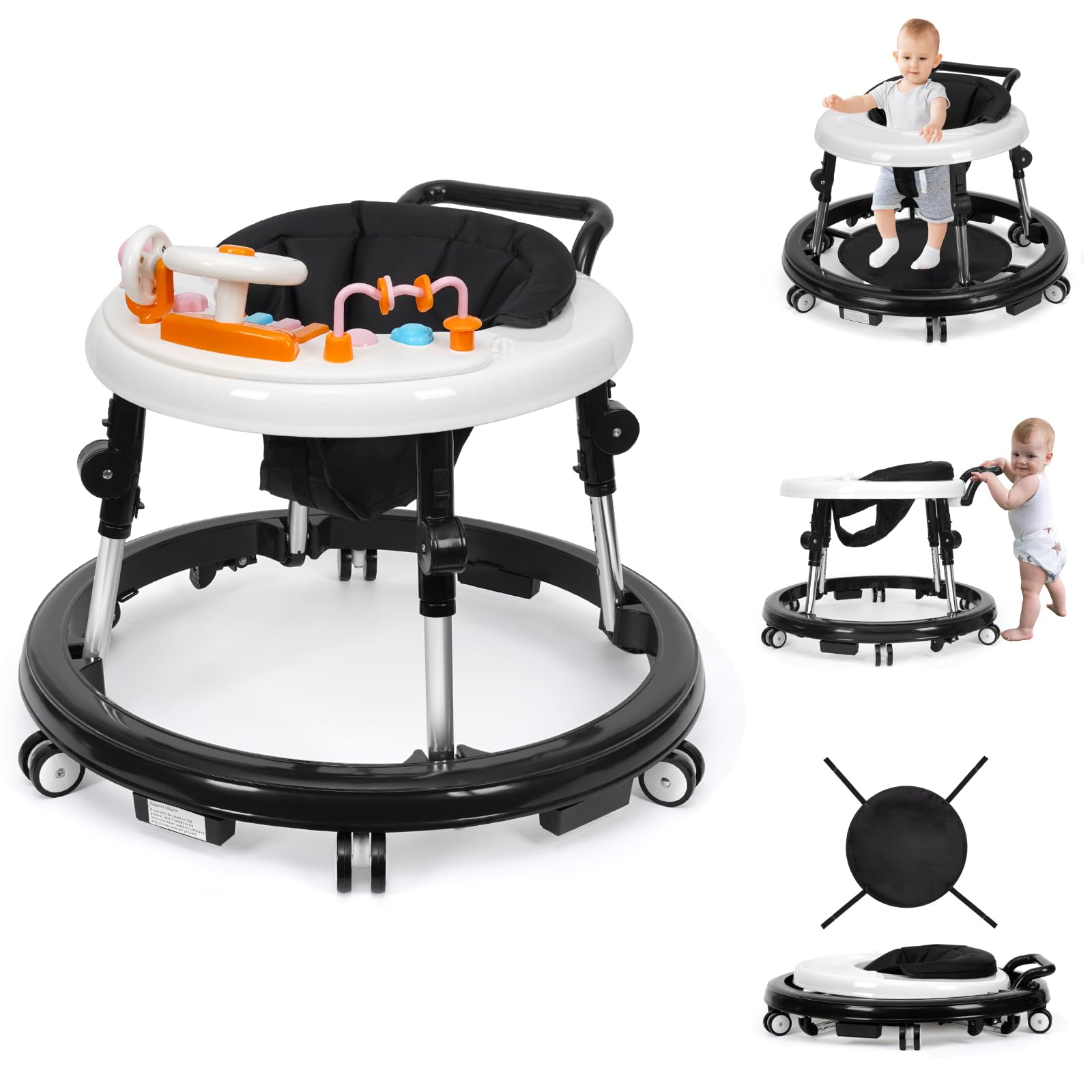 Música E Luzes Baby Walker Holybase Com 9 Alturas Ajustáveis