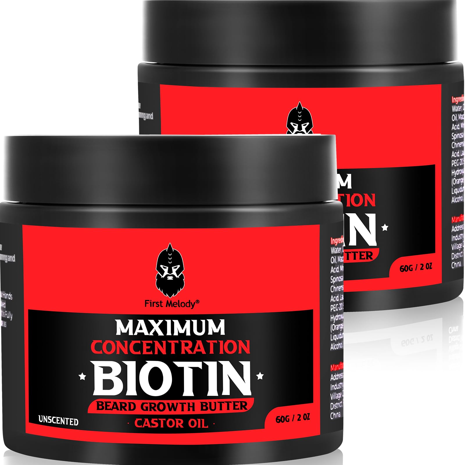 Beard Butter First Melody Concentração Máxima De Biotina 60ml