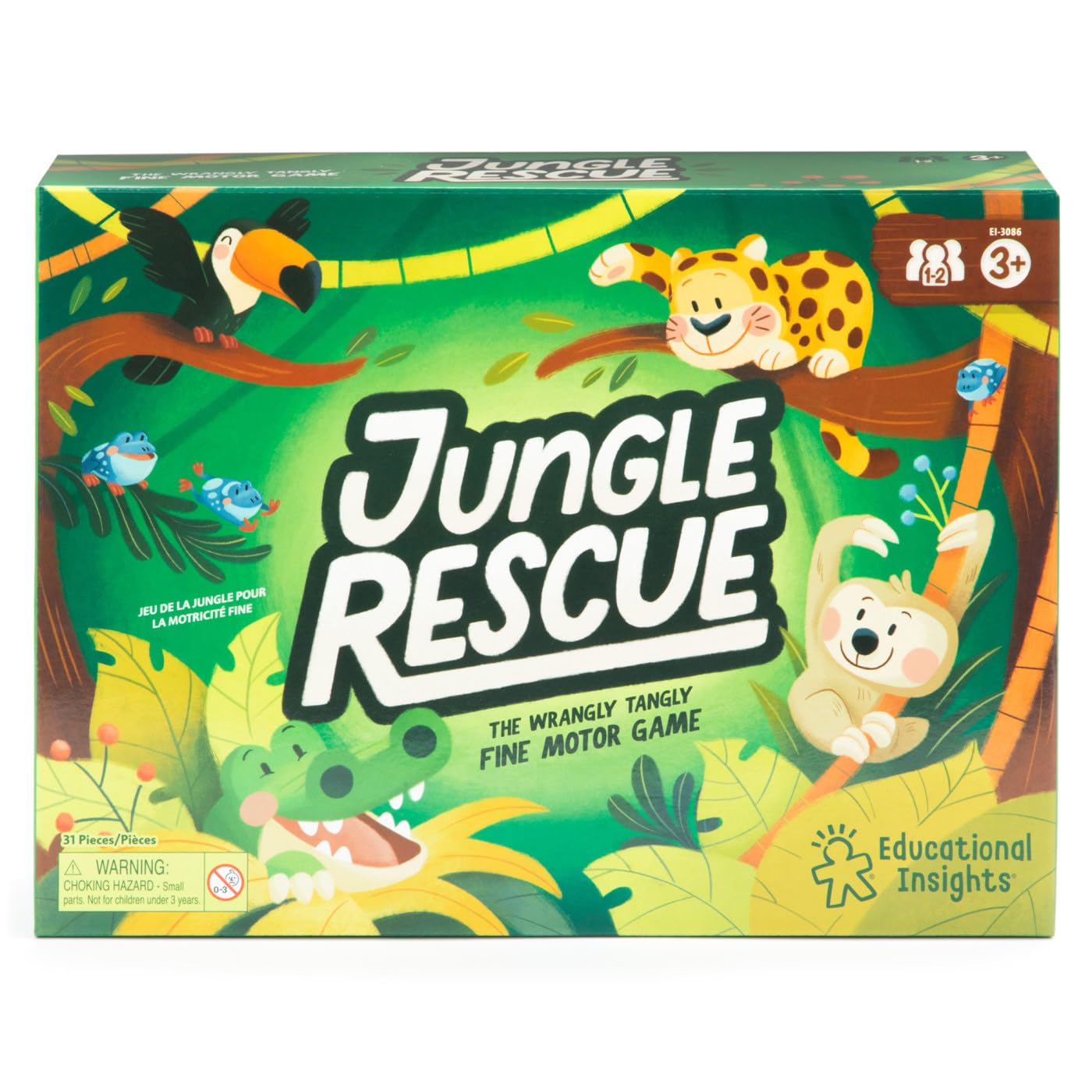 Jogo De Tabuleiro Educational Insights Jungle Rescue Toddler 3+ Years