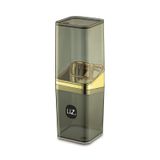 Porta Escova De Dentes Com Tampa Slim Luxo Dourado Uz543 Uz