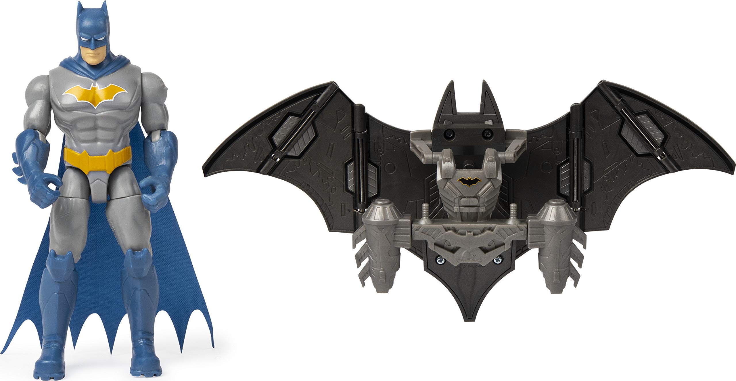 Boneco De Ação Spin Master Batman De 10 Cm Com Armadura Transformadora