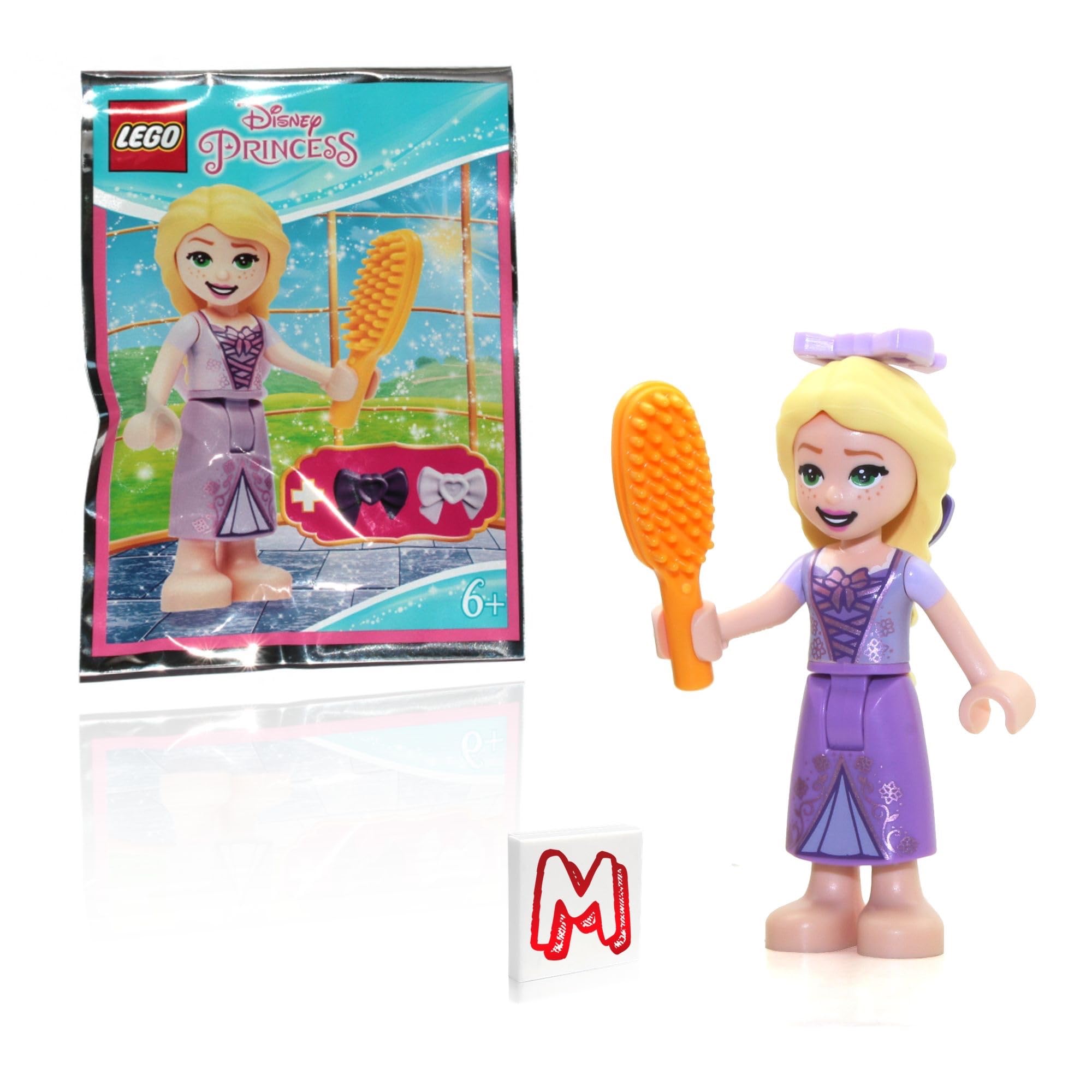 Minifigura Lego Disney Princess Tangled Rapunzel Com Acesso.