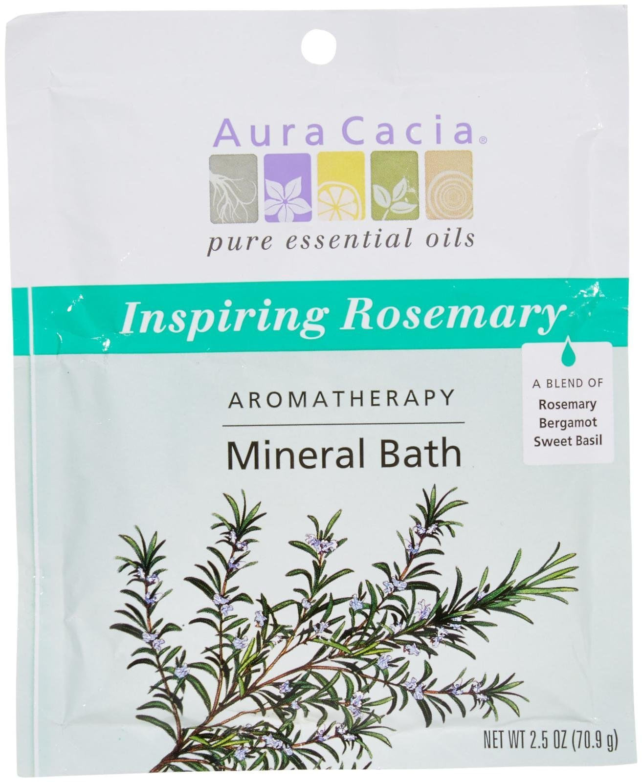 Inspiração De Banho Mineral 3 Oz Por Aura Cacia