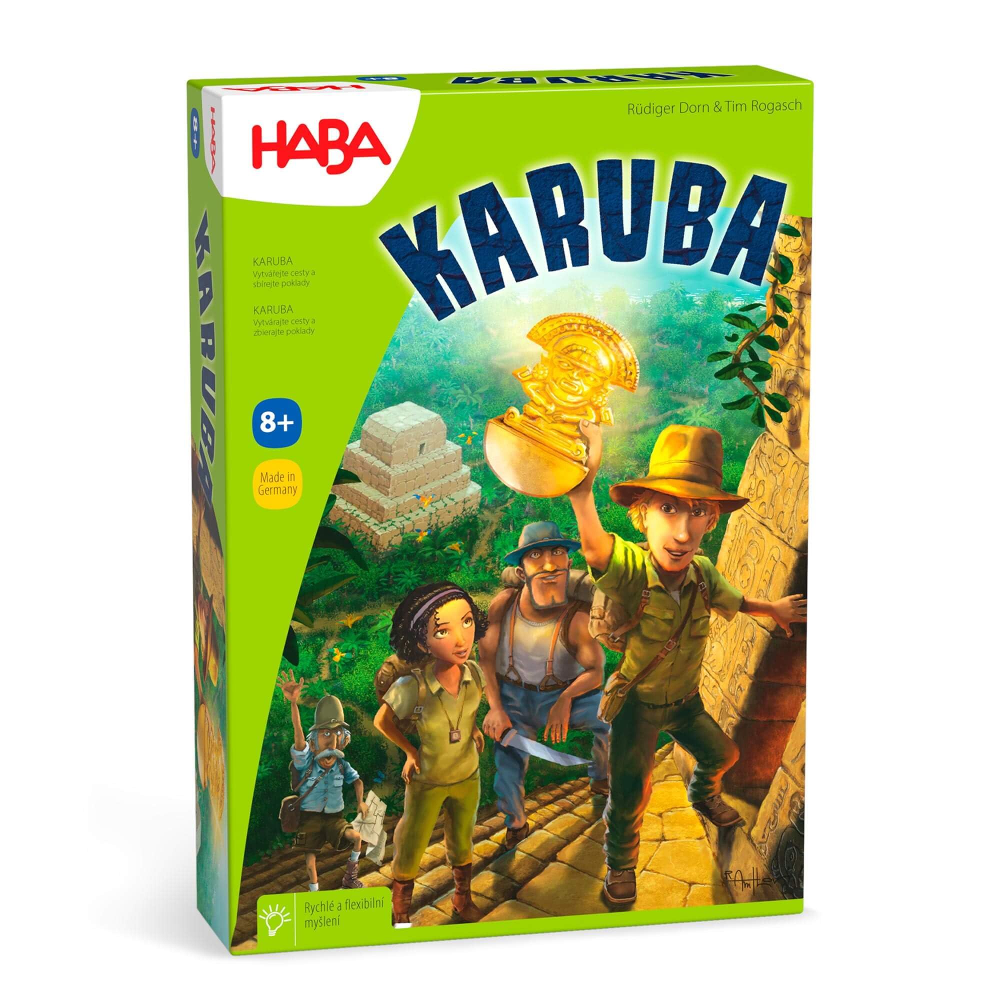 Jogo De Tabuleiro Haba Karuba Jungle Adventure Family Puzzle 8-12y
