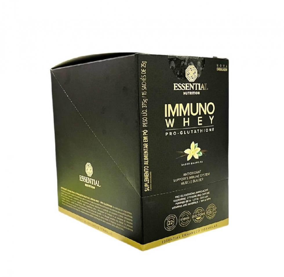 immuno whey pro glutathione SACHE IMMUNO WHEY PRO GLUTATHIONE ESSENTIAL 31G CHOCOLATE main image 1