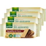 Kit 4 Wafer De Chocolate Gullon Zero Açucar 60G