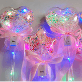 Kit Princesa Varinha Mágica Com Luz e Tiara Carnaval Festa