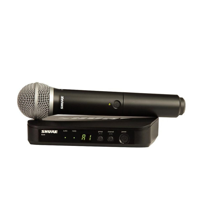 Microfone Shure Blx24Br/Pg58-M15 Sem Fio Pg58 Para Vocais