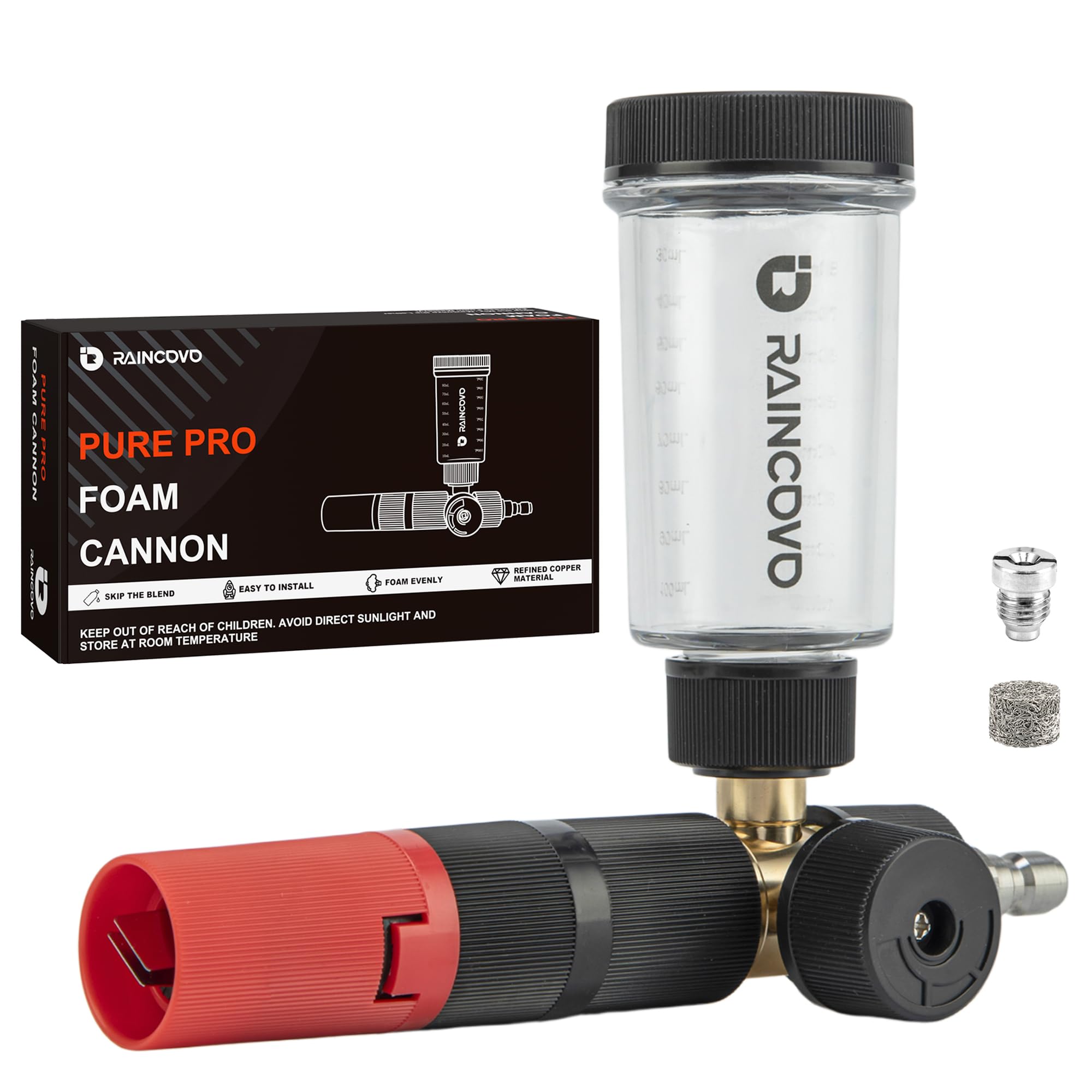 Canhão De Espuma Raincovo Pure Pro Para Lavadora De Alta Pressão E Lavagem De Carros