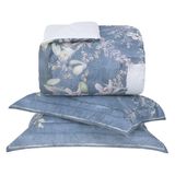 Kit Colcha Queen 3 Pçs Veranda Cetim 250 Fios Buddemeyer