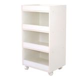 Carrinho Auxiliar Luxo Branco Studio - Salões