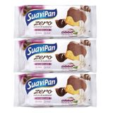 Bolo Suavipan Zero 250G - Sabor Mesclado Kit Com 3 Unidades