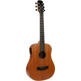 Violão Aço Travel GTG-36S EQ Walnut Satin GIANNINI