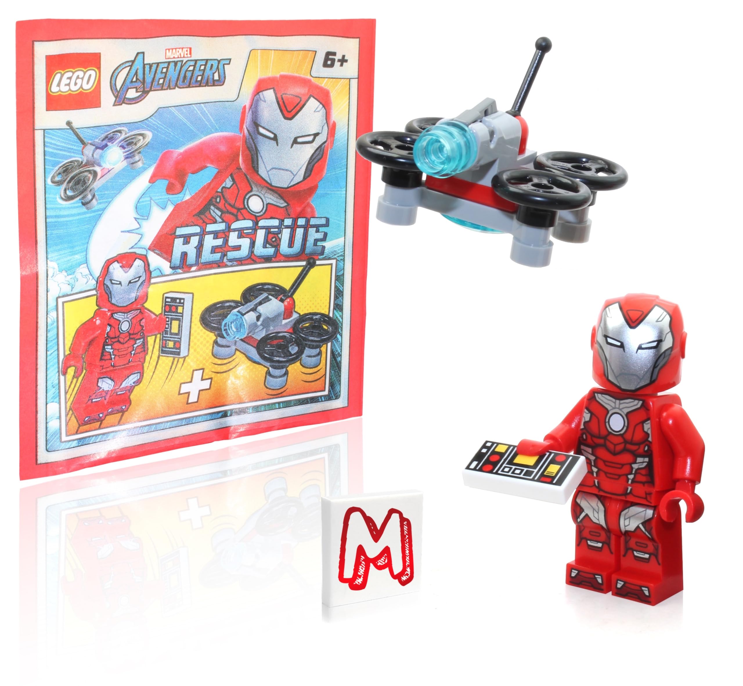 Minifigura Lego Marvel Super Heroes Avengers Iron Rescue