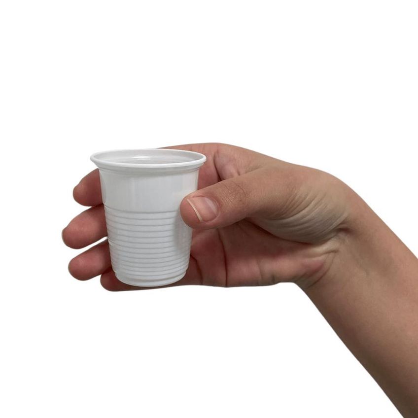 500 Copos 80ml Descartável Branco Café Chá Copaza - imagem 3