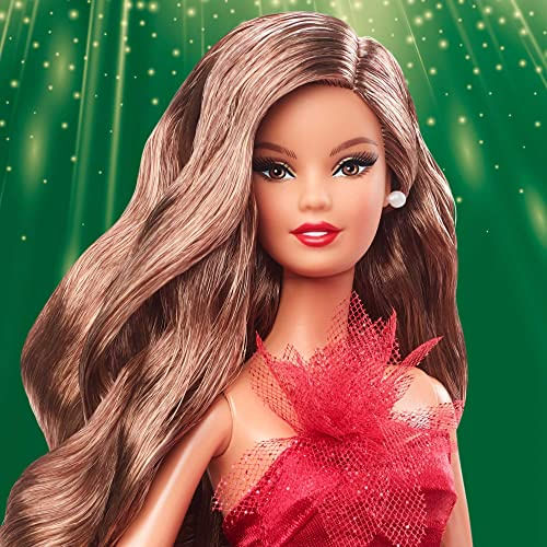 Boneca Barbie Signature 2022 Holiday Com Suporte E Certificado