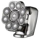 Barbeador Rotativo 9d Para Corte Eficiente De Barba E Cabelo