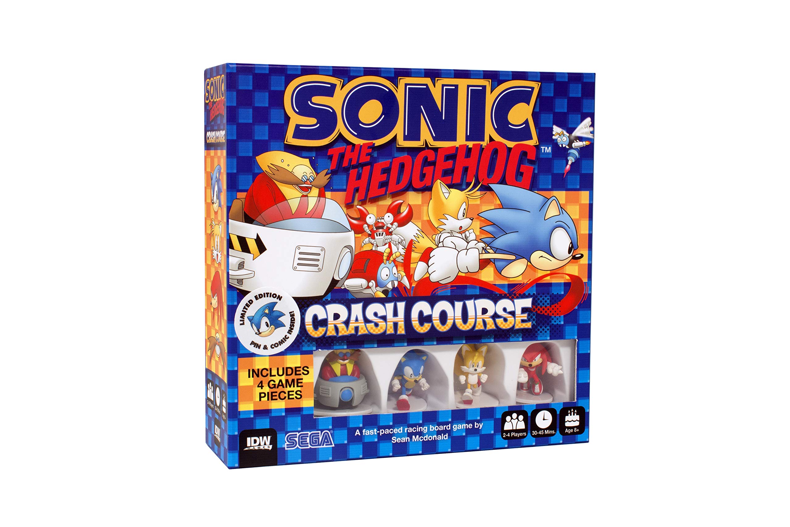 Jogo De Tabuleiro De Corrida Idw Sonic The Hedgehog Crash Course