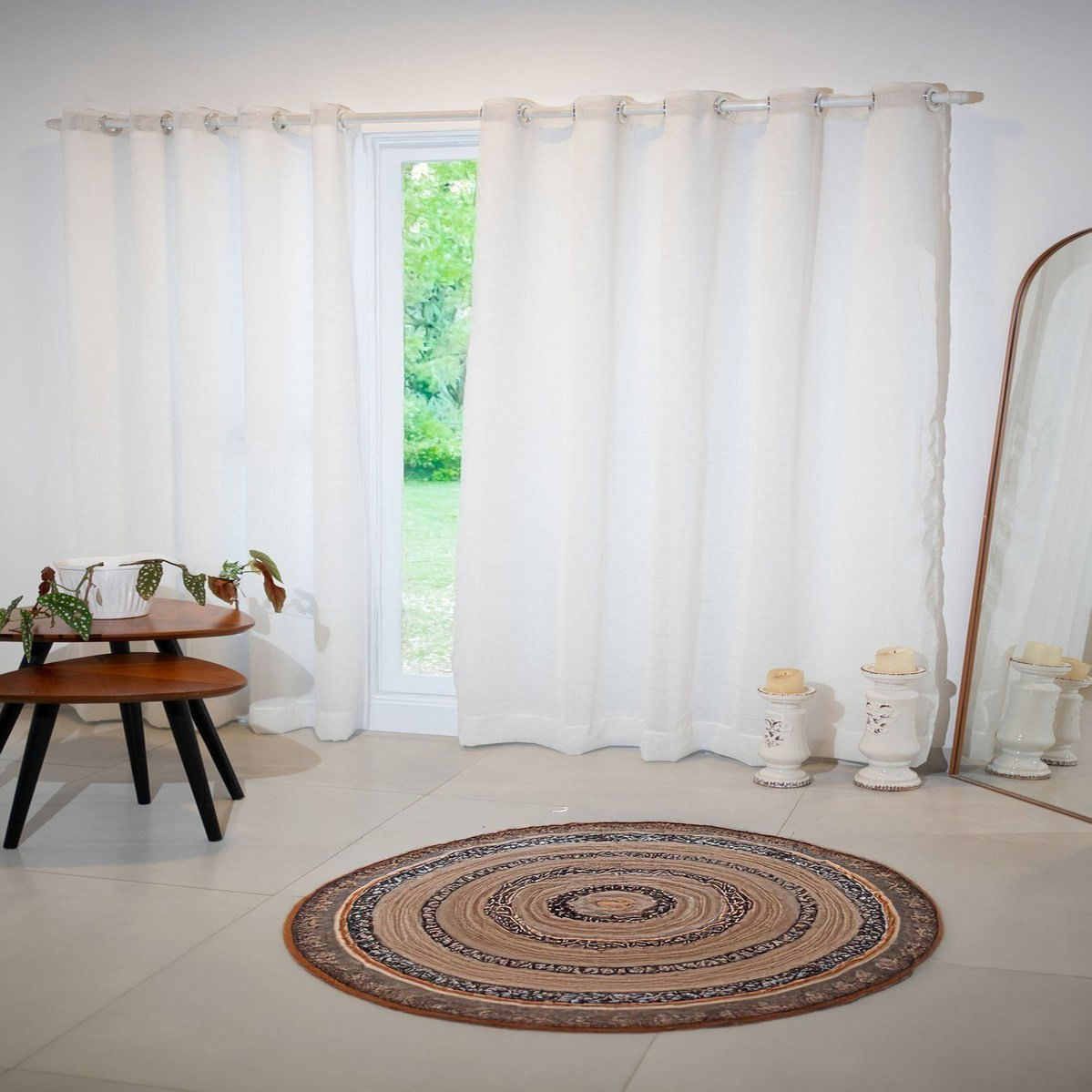 Cortina Tecido Com Trend 270cm X 230cm Forro Sutille Branco