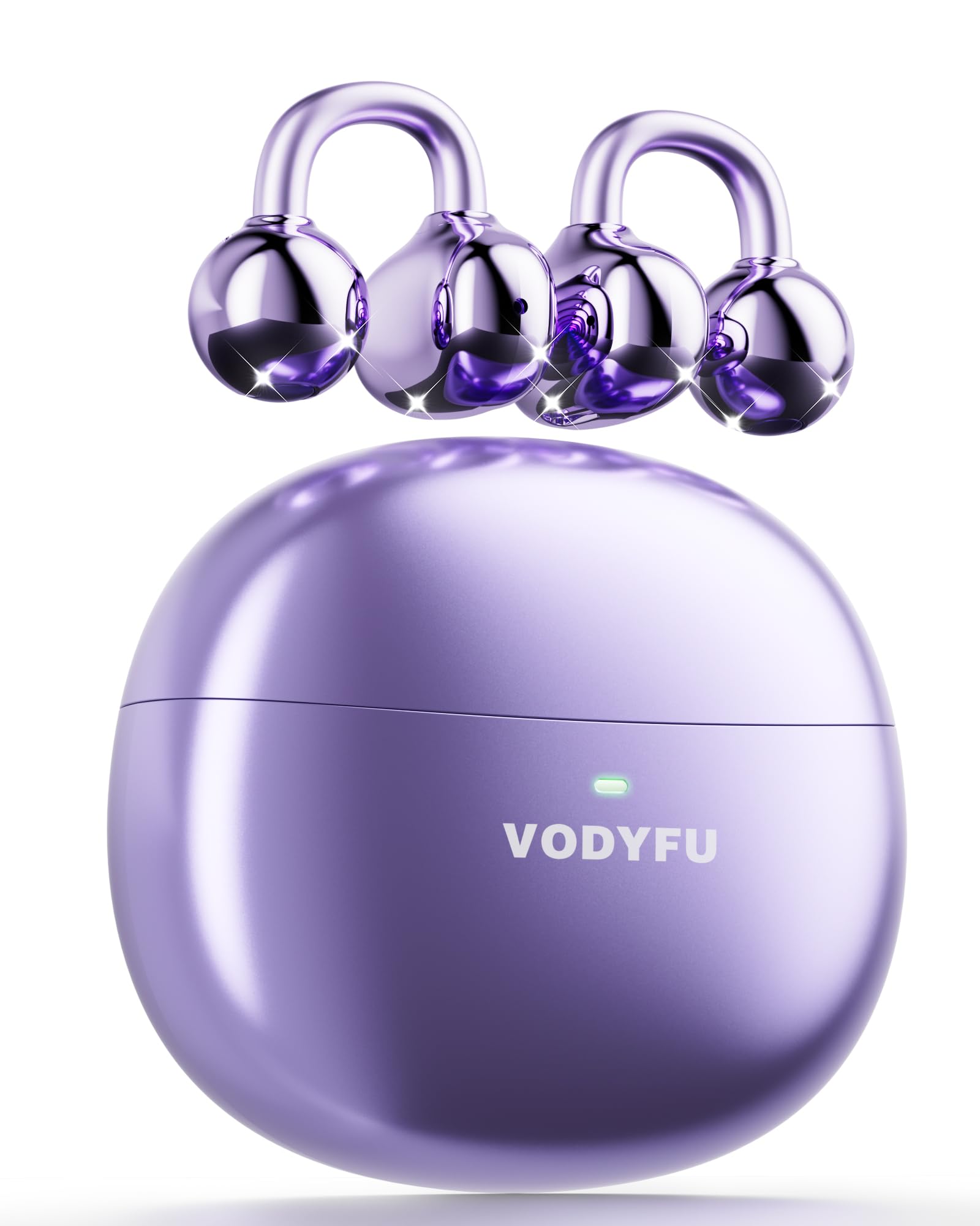 Fones De Ouvido Sem Fio Vodyfu Clip On Earbuds Com Microfone 66h Play