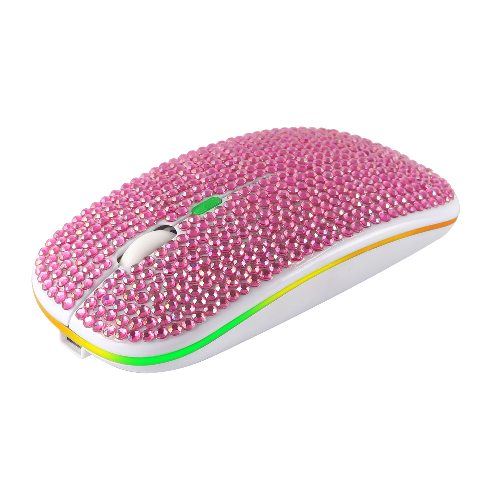 Mouse Sem Fio Bluetooth Com Enfeite, Rosa - Carrefour
