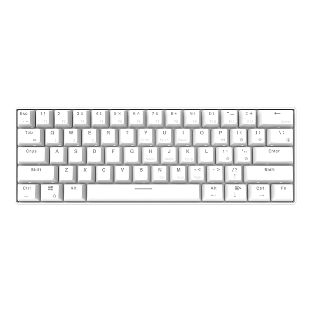 Ajazz I610t Bluetooth Teclado Mecânico Preto Branco Switch