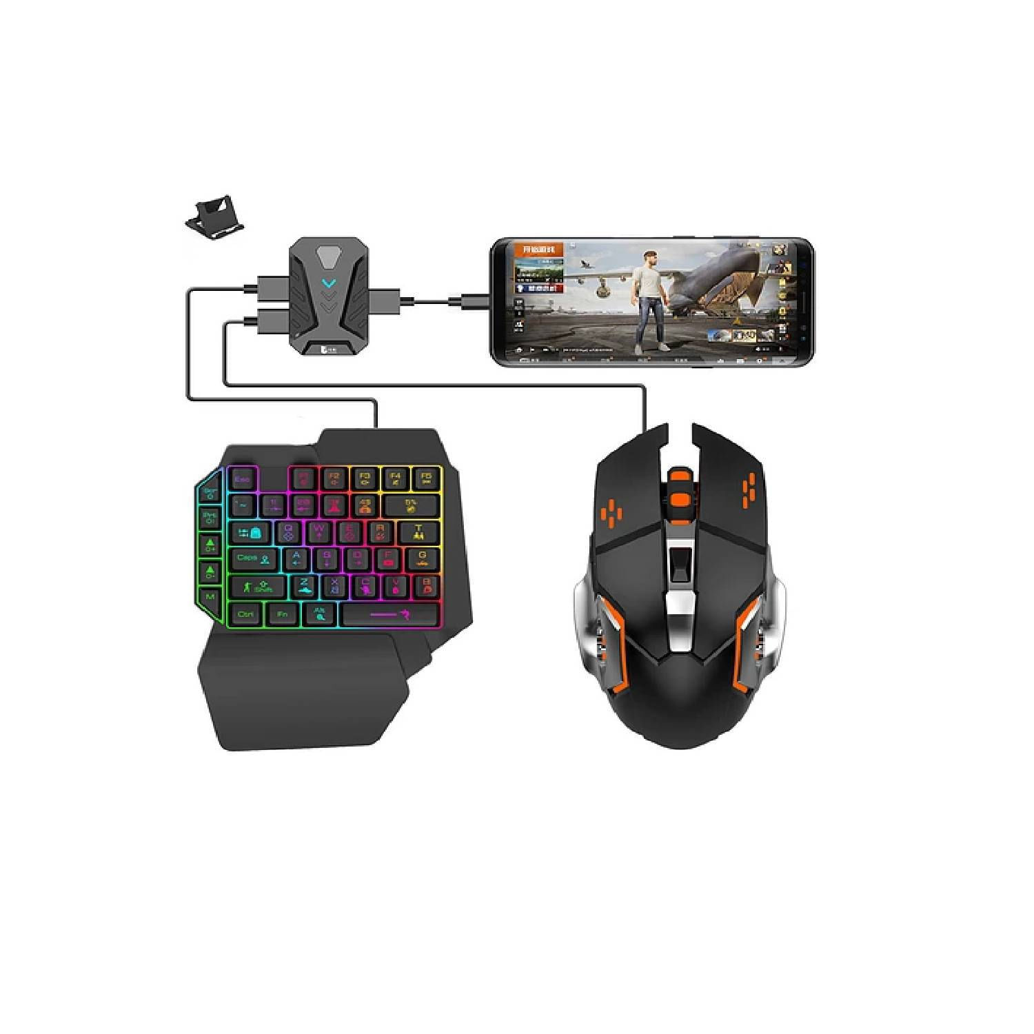 Pacote Combinado De Teclado 4 Em 1 Para Celulares Android