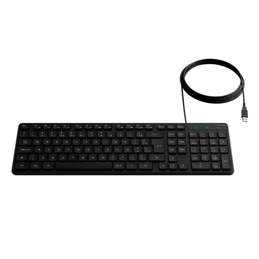 Teclado Intelbras Tci10 Com Fio Preto - imagem 3