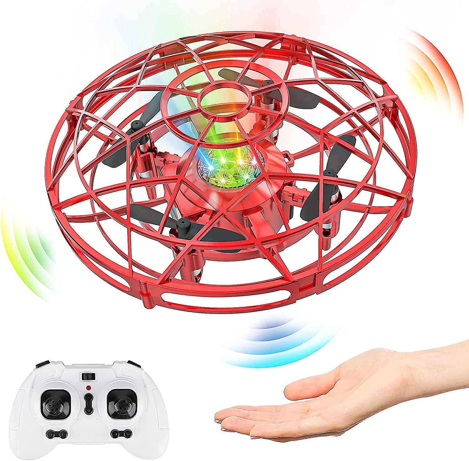 Mini Ufo Drone Kids Airplane Rc Helicopter Toy Flip &amp; Rotati