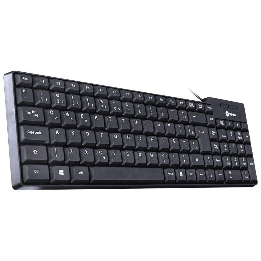 Teclado Compacto Usb Dynamic Abnt2 1.8m Preto - Dt150 - imagem 4