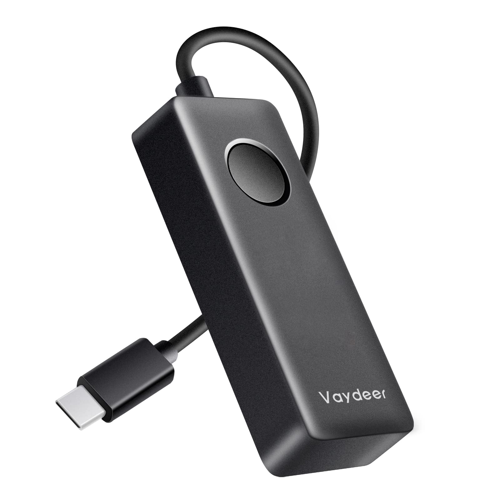 Mouse Jiggler Vaydeer Usb C 3 Modos Sem Driver Preto