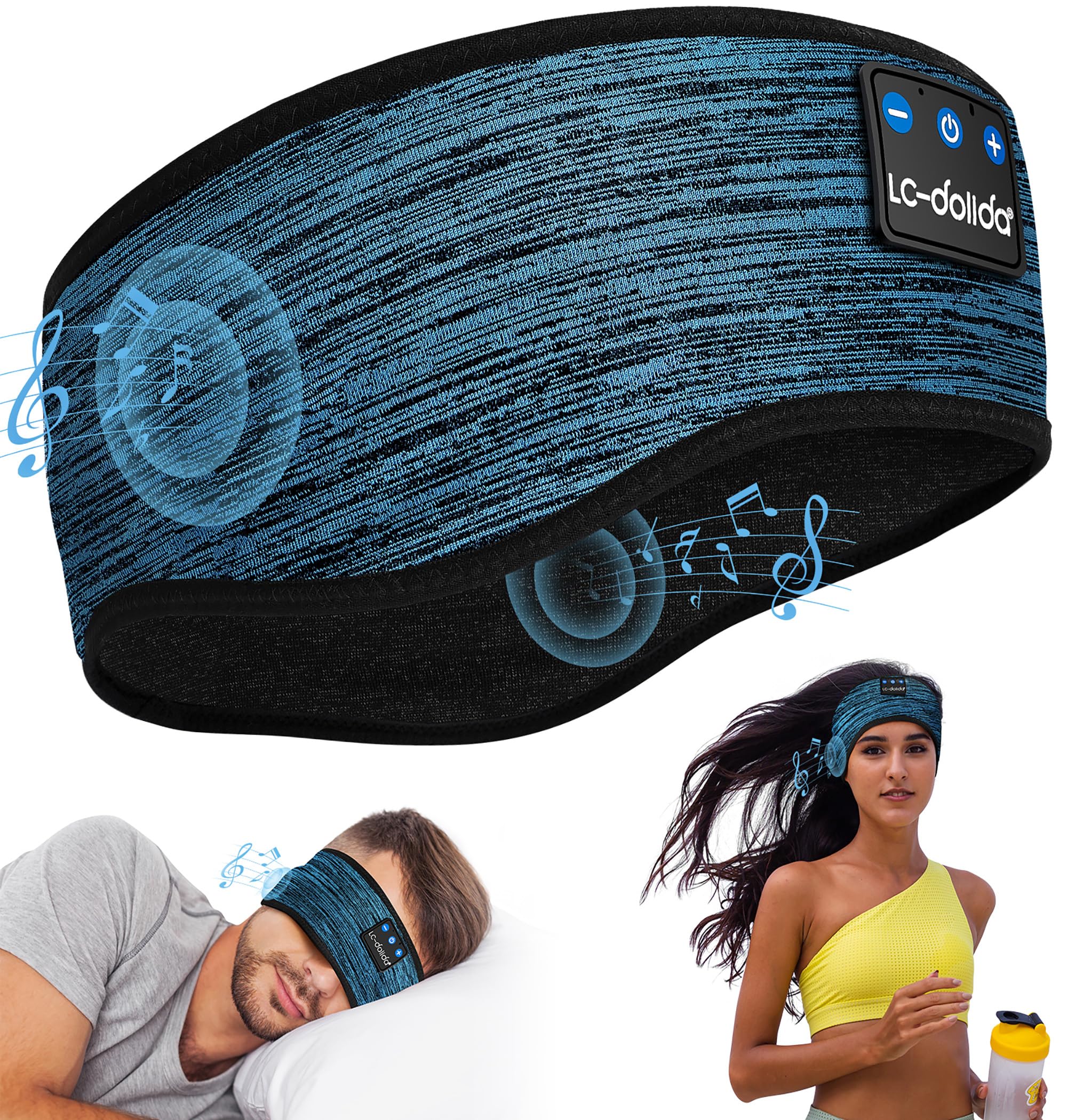 Fones De Ouvido Sleep Headband Lc-dolida Boho Bluetooth 5.2