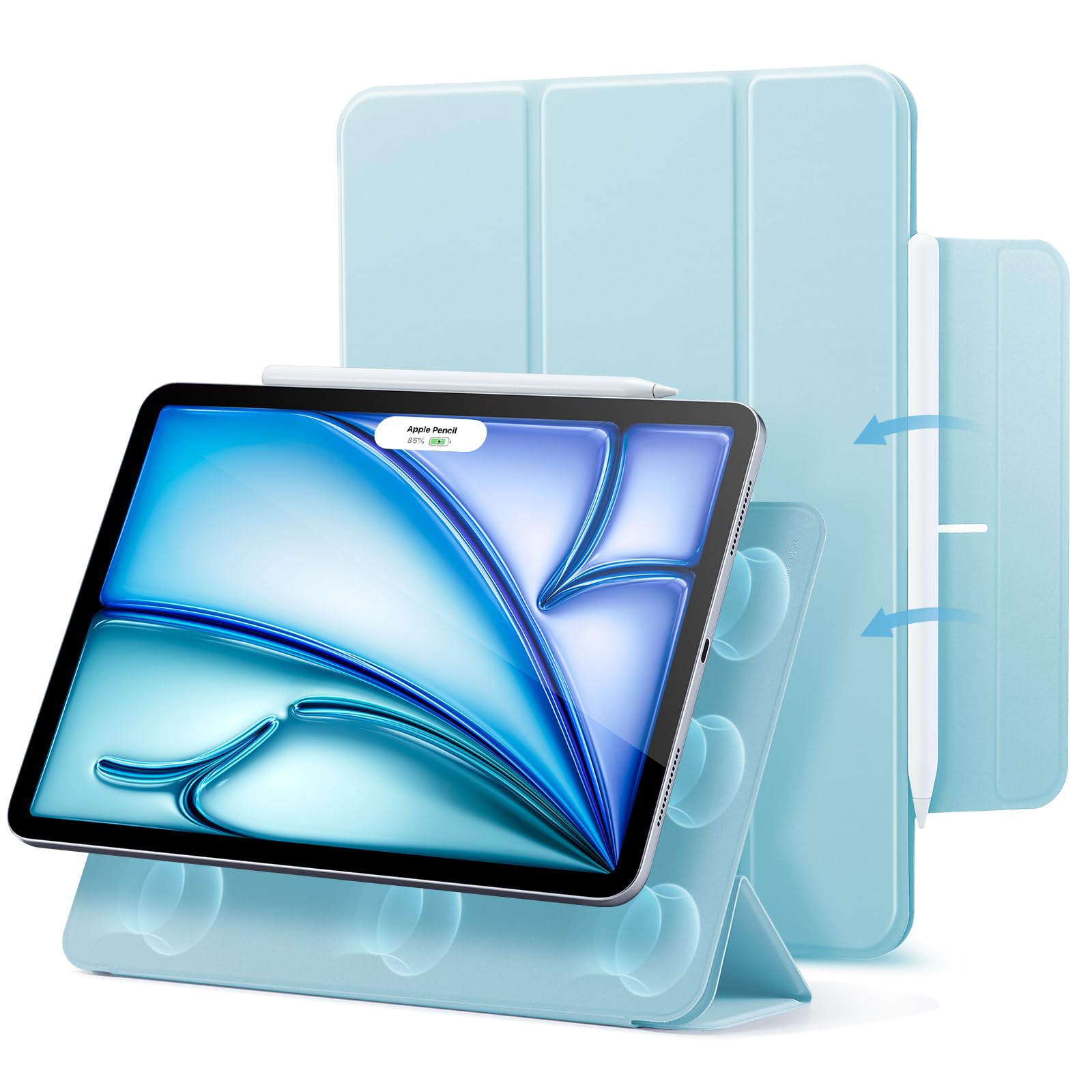 Capa Esr Para Ipad Air De 11 Polegadas M3/m2 (2025/2024) Azul Celeste