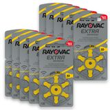 Pilhas Baterias 10 Pr70 Aparelho Auditivo Rayovac - 60 Unidades