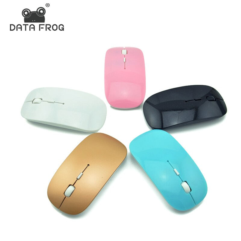 Data Frog 2.4g Mini Mouse Sem Fio Para Mac Usb Optical Mouses