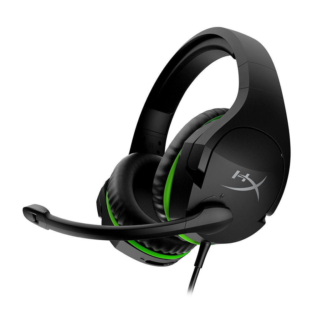 Fone Headset Hyperx Cloudx Stinger Mini Jack 3.5 Mm Preto Verde Hx