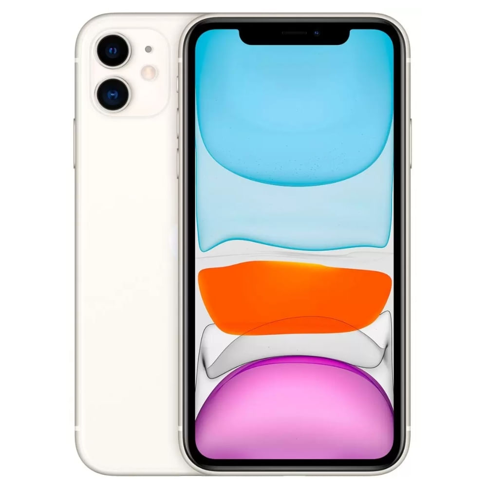 Usado: Iphone 11 128 Gb Branco - Muito Bom